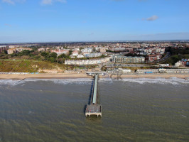 Boscombe pier and beach