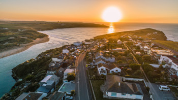 Summer Sunset Over Cornwall