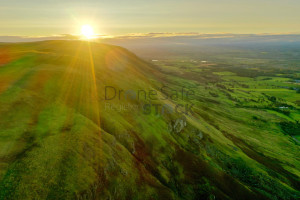 Sunrise over the Campsie Hills
