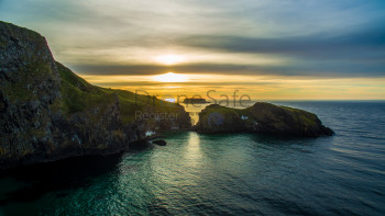 Sunset Carrick-a-rede